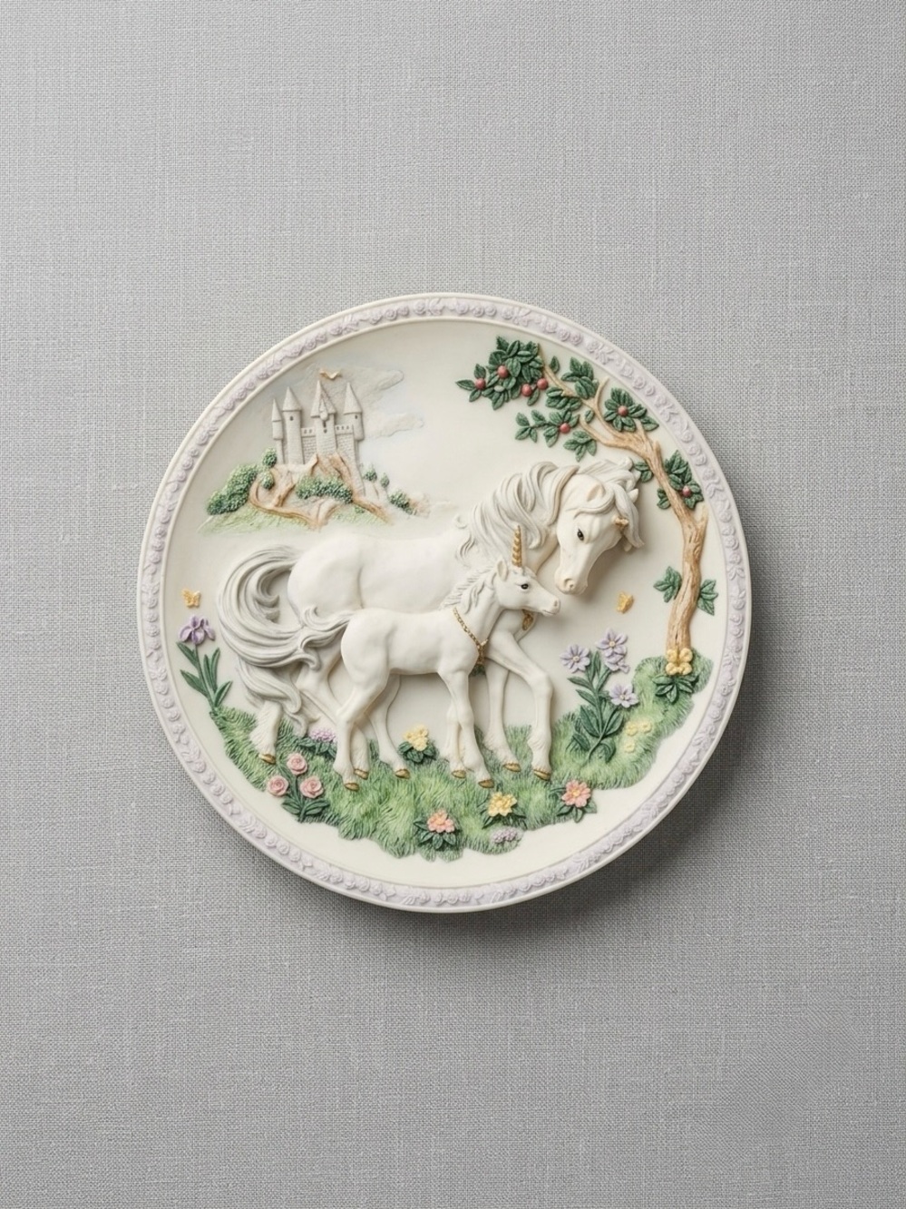 Vintage Harmony Majesty of the Unicorn Plate Collection (1993)
